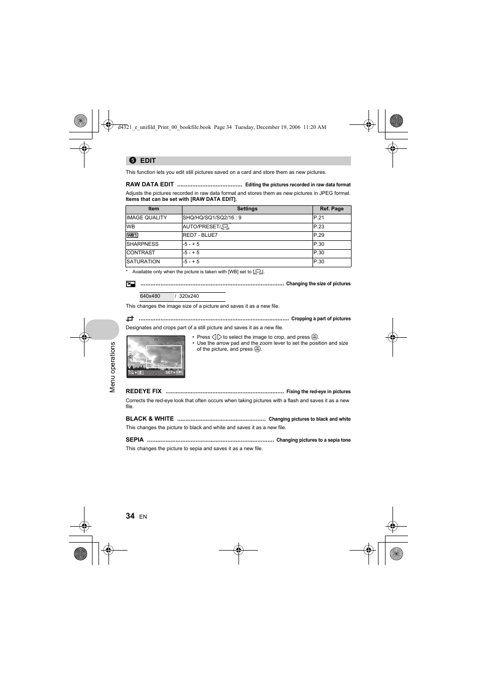 Olympus SP-550 UZ User Manual | Page 34 / 100