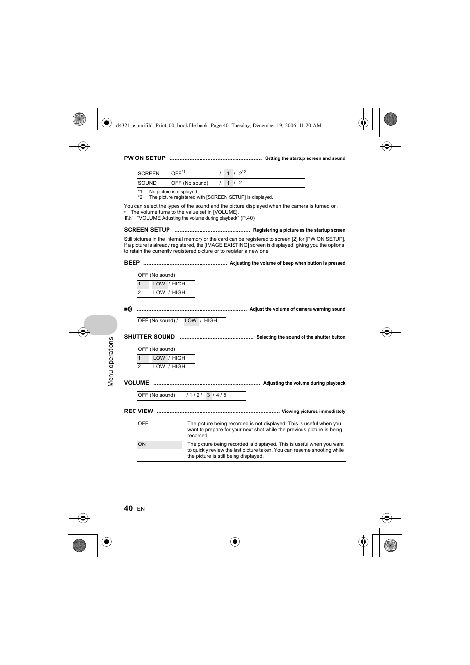 Olympus SP-550 UZ User Manual | Page 40 / 100