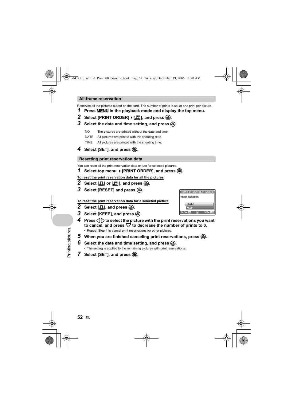 Olympus SP-550 UZ User Manual | Page 52 / 100