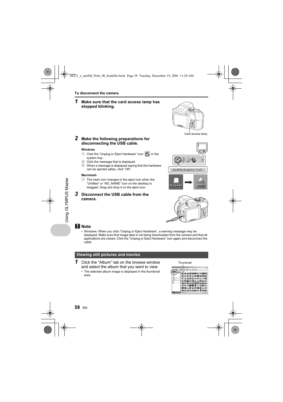 Gp.58 | Olympus SP-550 UZ User Manual | Page 58 / 100