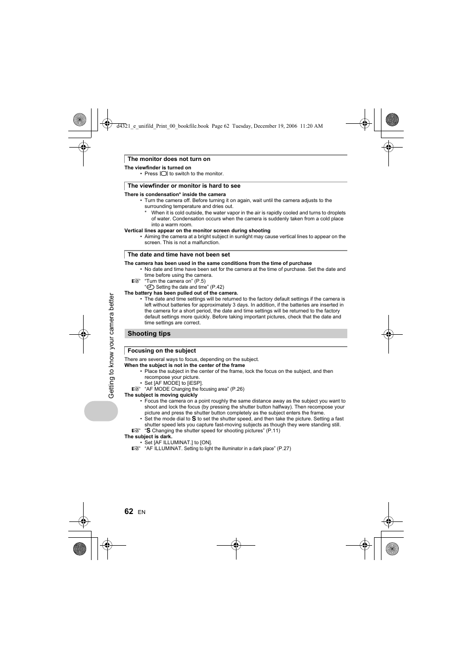 Olympus SP-550 UZ User Manual | Page 62 / 100