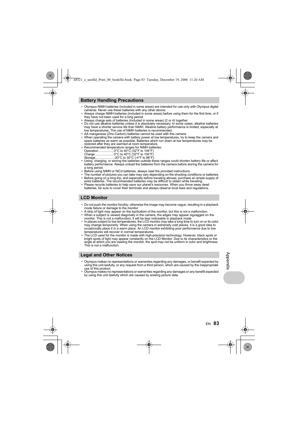 Olympus SP-550 UZ User Manual | Page 83 / 100