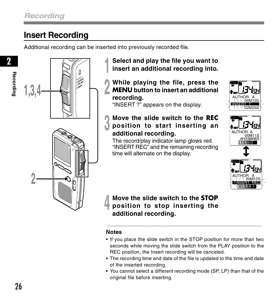 Olympus DS-4000 User Manual | Page 26 / 88