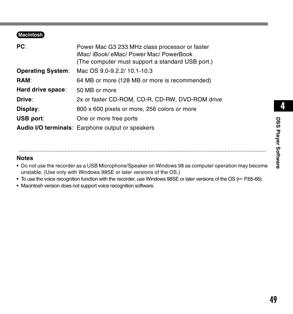Olympus DS-4000 User Manual | Page 49 / 88