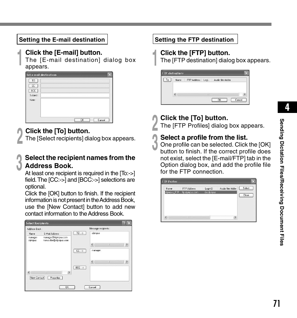 Olympus DS-4000 User Manual | Page 71 / 88