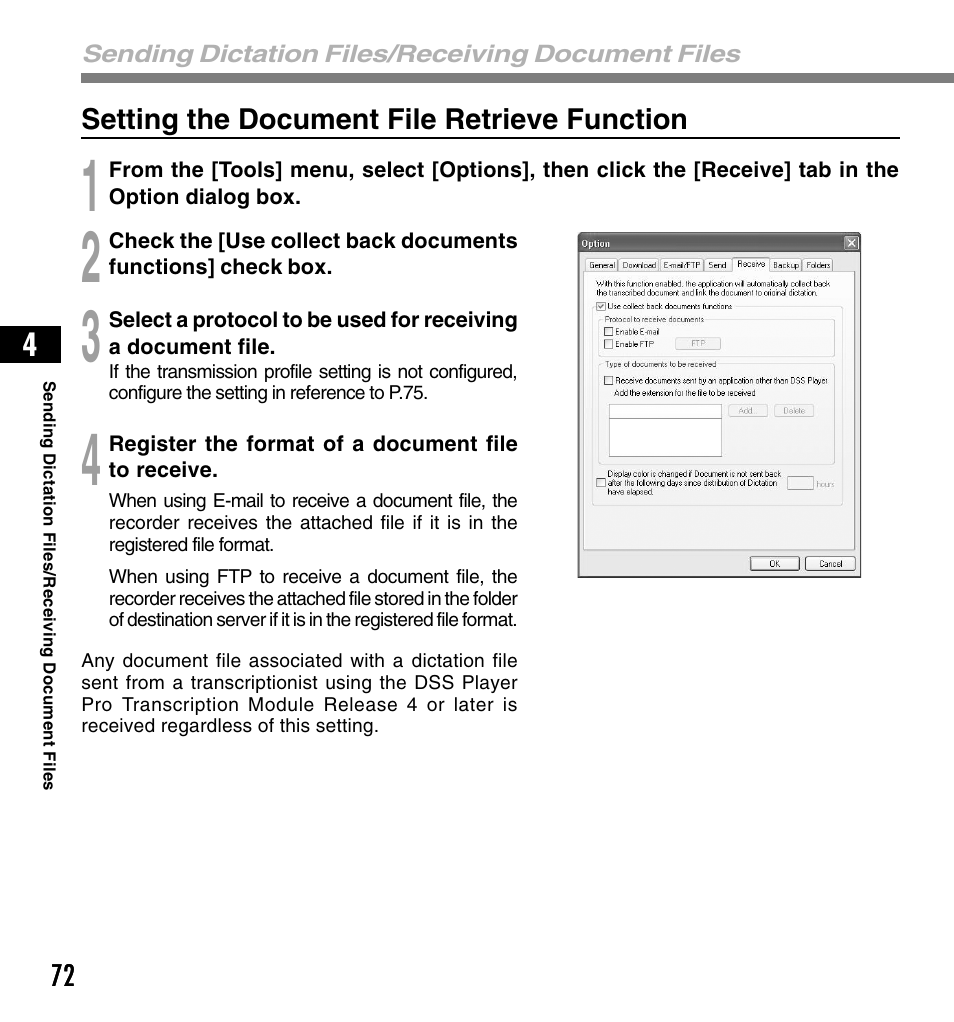 Olympus DS-4000 User Manual | Page 72 / 88