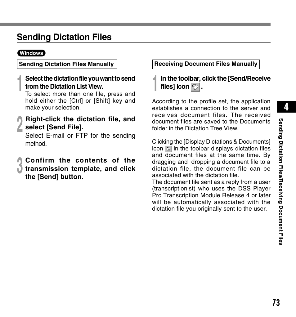 Olympus DS-4000 User Manual | Page 73 / 88