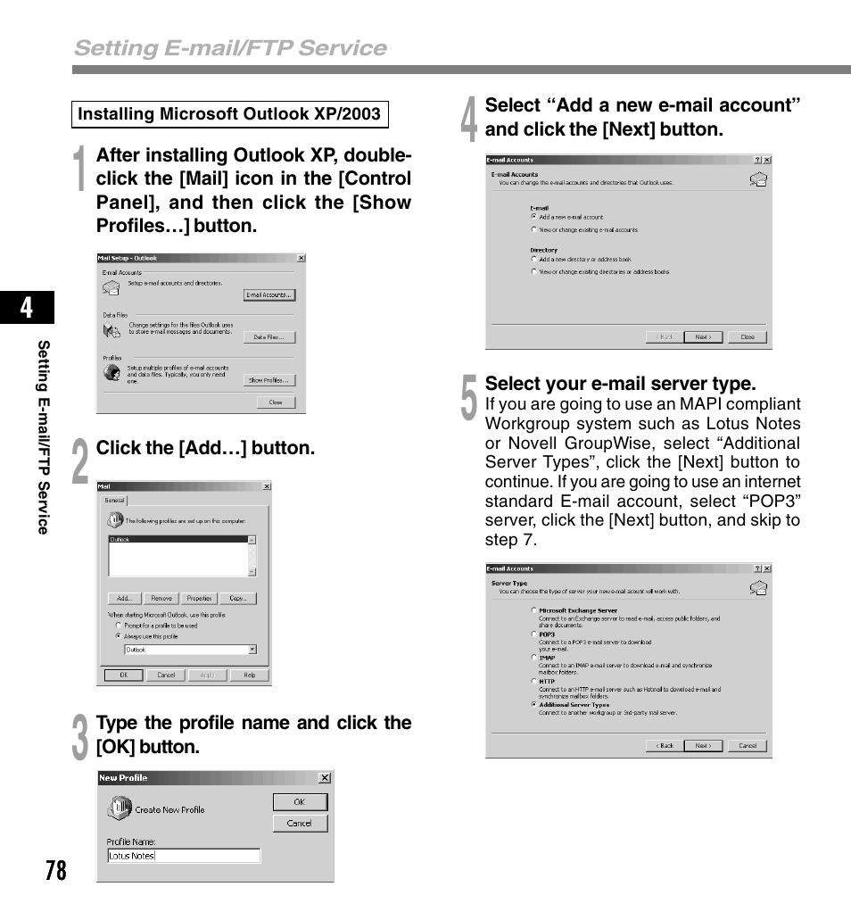 Olympus DS-4000 User Manual | Page 78 / 88