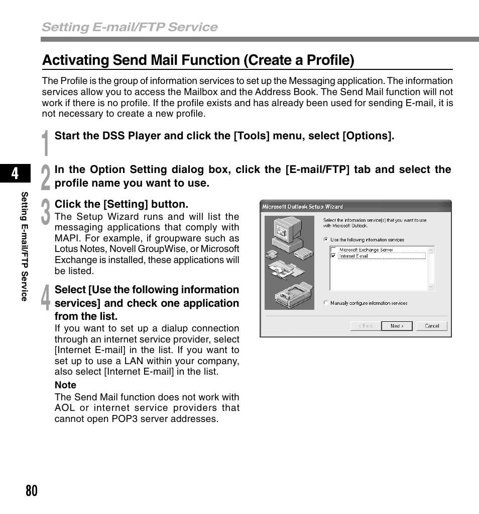 Olympus DS-4000 User Manual | Page 80 / 88