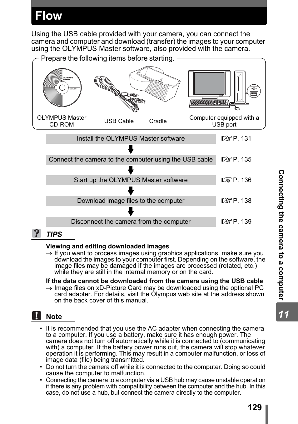 Flow | Olympus IR-300 User Manual | Page 129 / 182