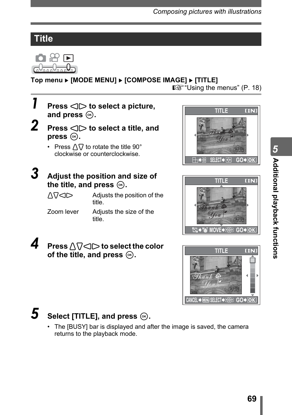 Title | Olympus IR-300 User Manual | Page 69 / 182