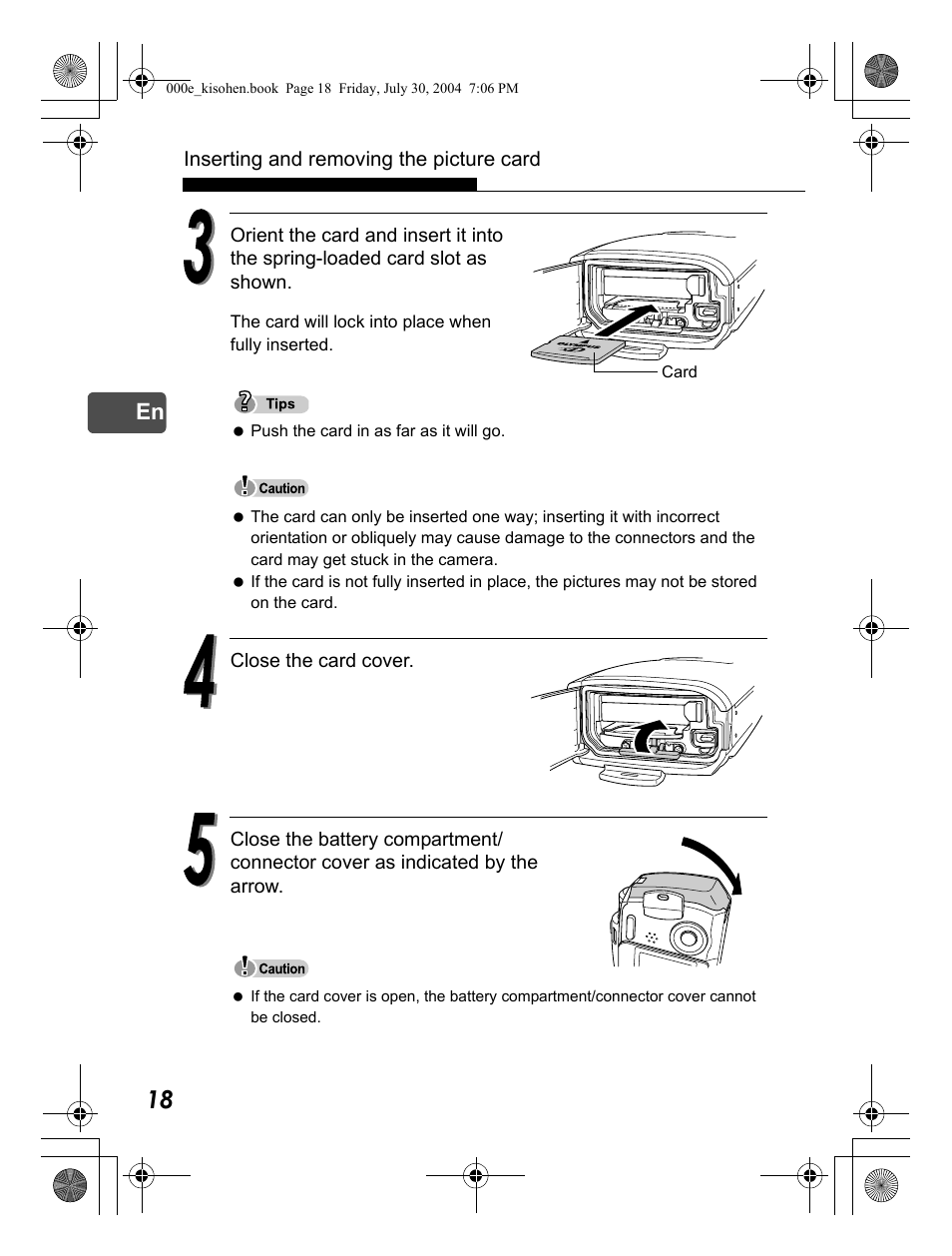 Olympus Stylus Verve User Manual | Page 18 / 163