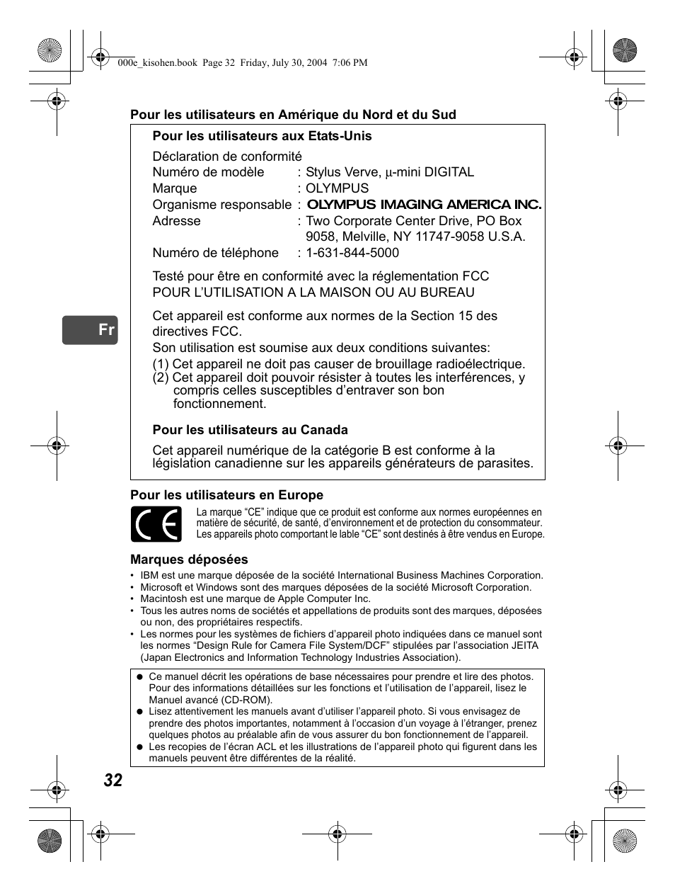 Olympus Stylus Verve User Manual | Page 32 / 163