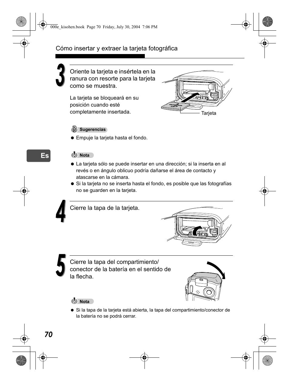 Olympus Stylus Verve User Manual | Page 70 / 163