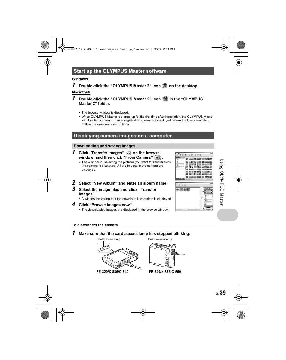 Olympus FE-340 User Manual | Page 39 / 68