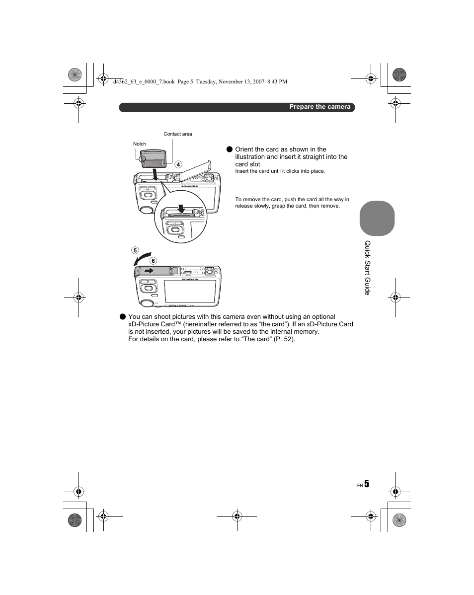 Olympus FE-340 User Manual | Page 5 / 68