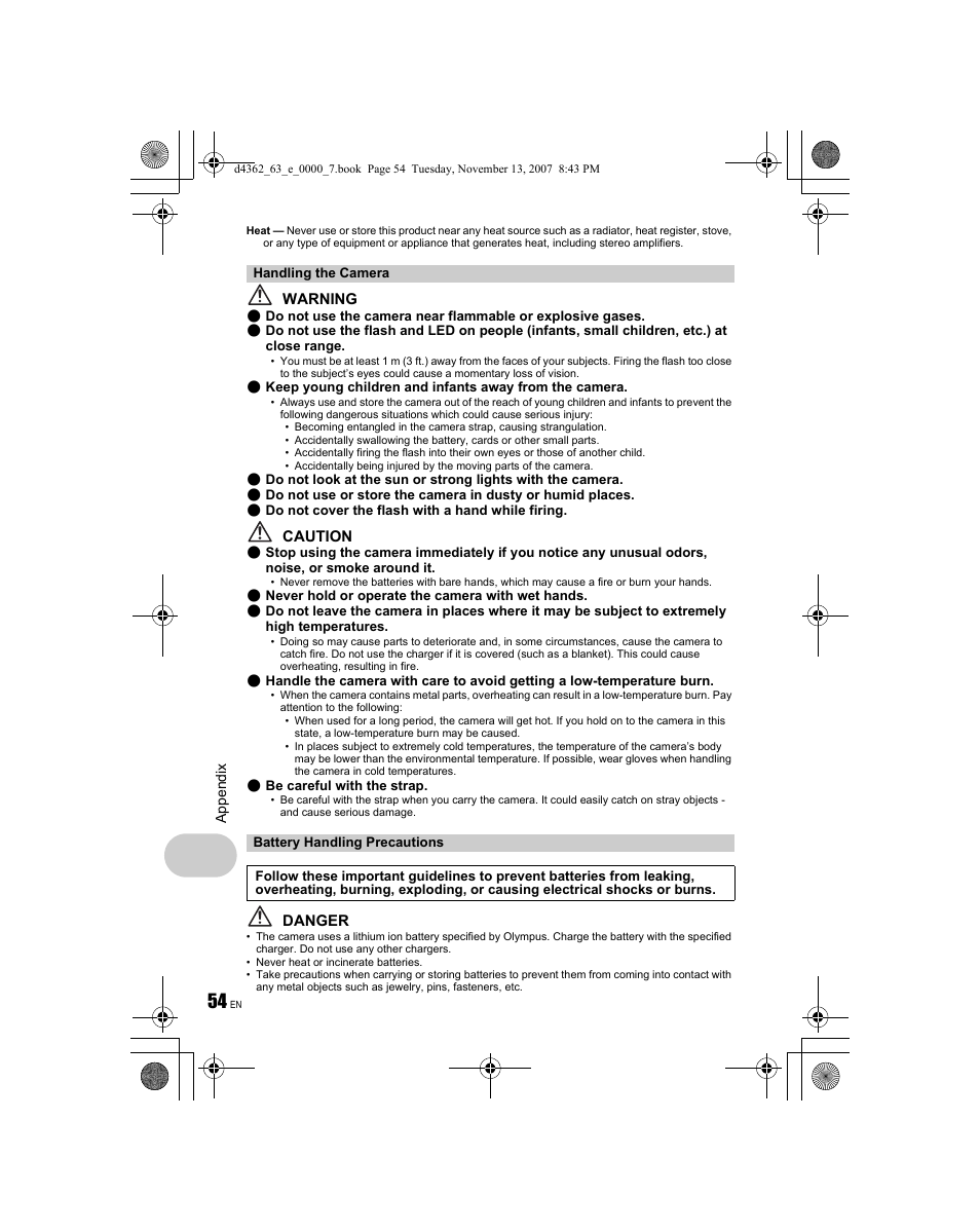 Olympus FE-340 User Manual | Page 54 / 68