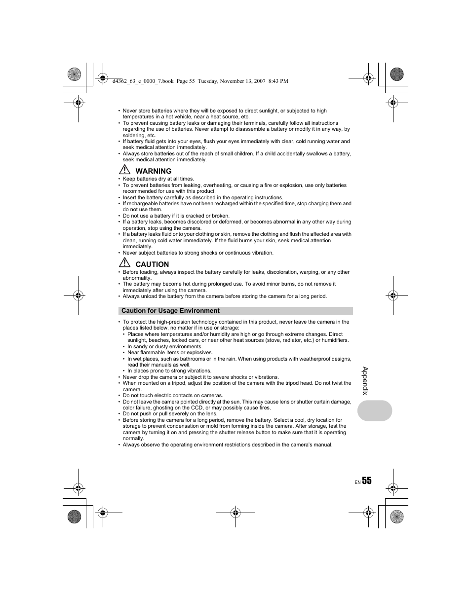 Olympus FE-340 User Manual | Page 55 / 68