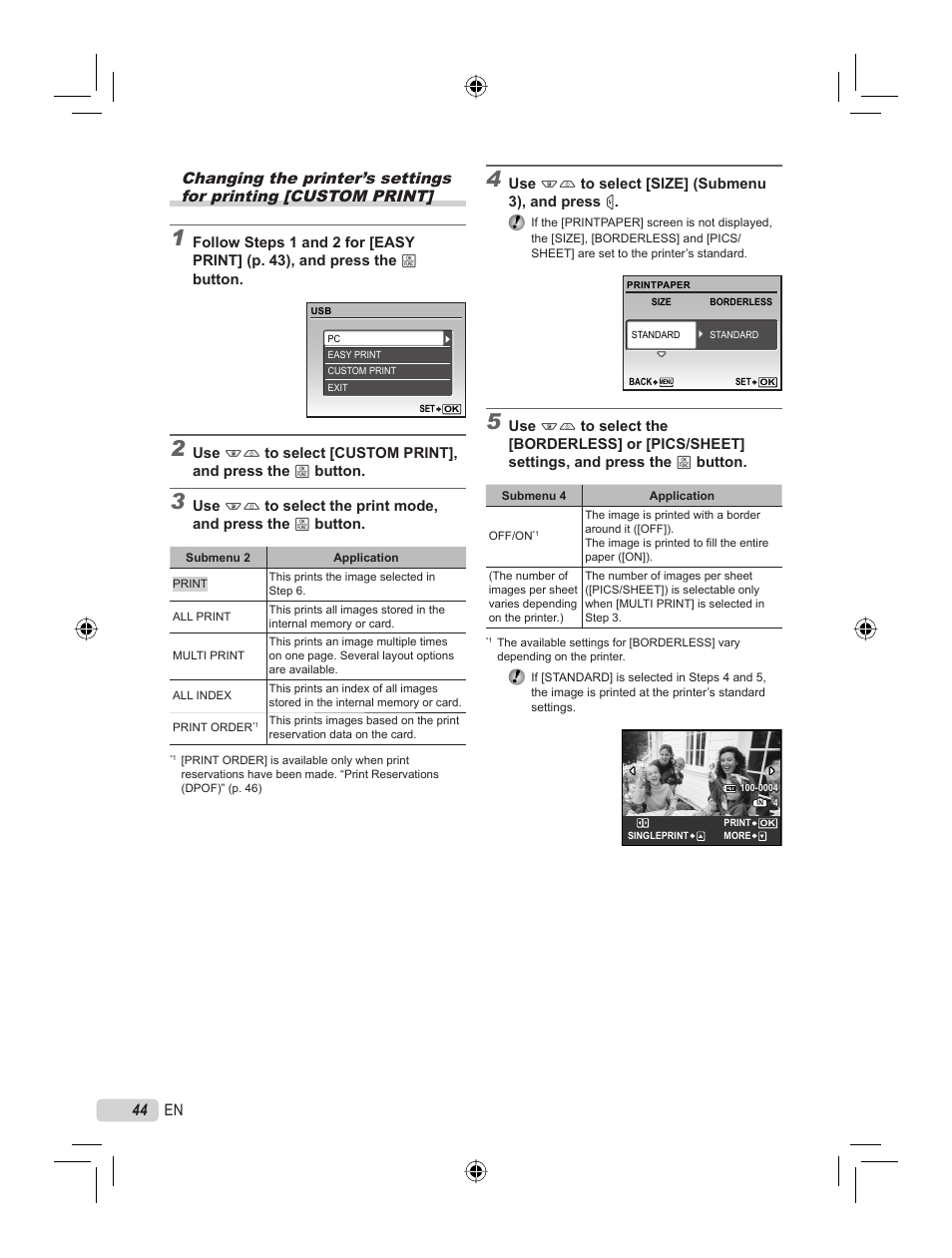 Olympus STYLUS 7000 User Manual | Page 44 / 70