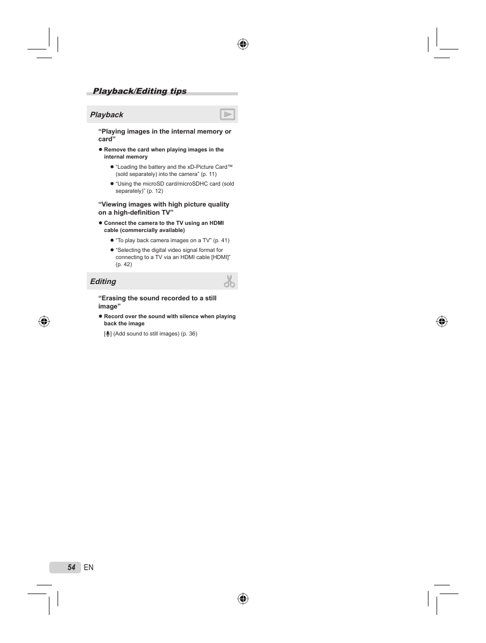 Olympus STYLUS 7000 User Manual | Page 54 / 70