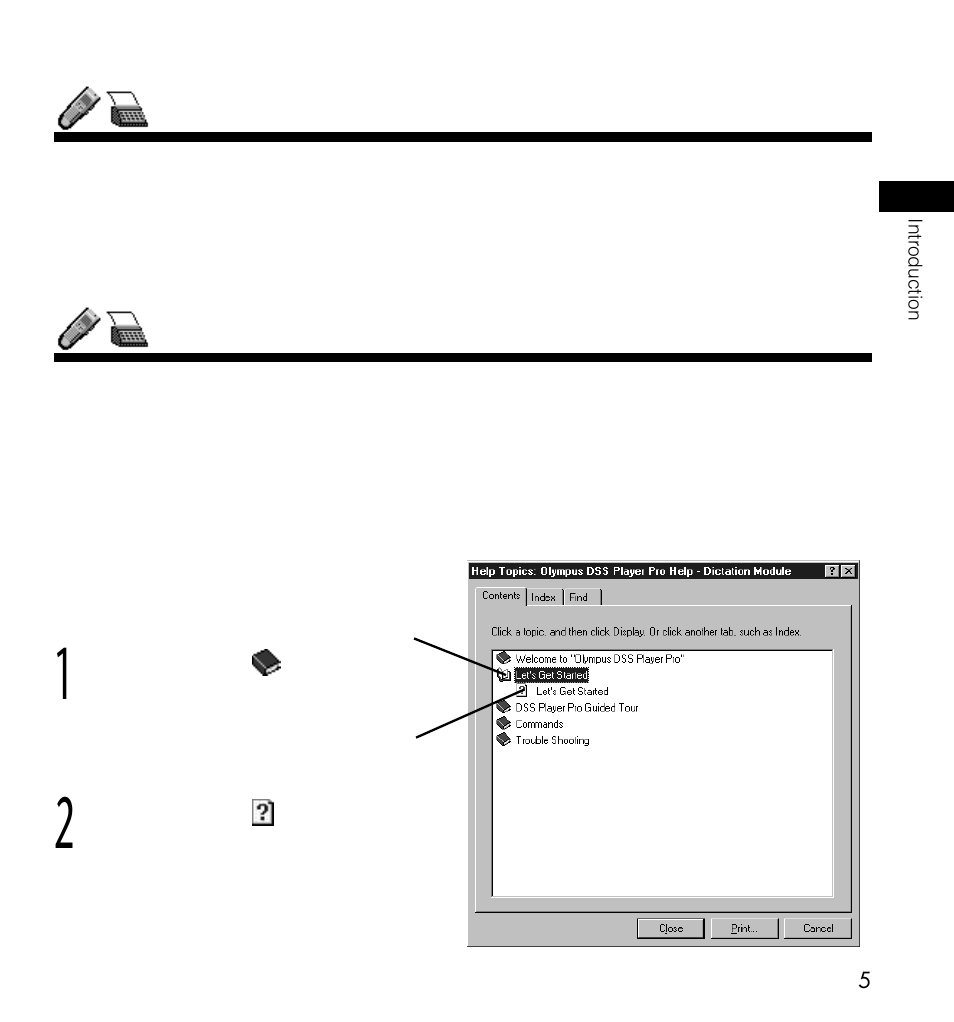 Using this book, Using online help | Olympus DS-3000 User Manual | Page 5 / 20