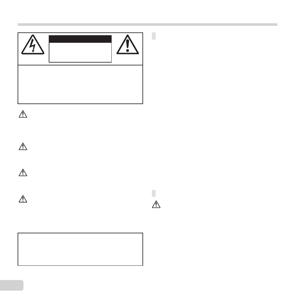 Safety precautions, 68 en | Olympus VG-190 User Manual | Page 68 / 78