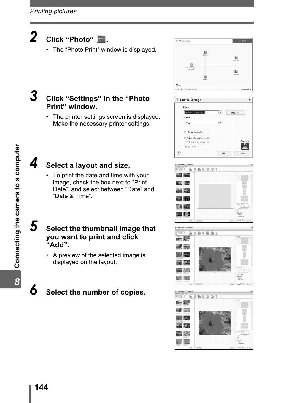 Olympus SP-700 User Manual | Page 144 / 187