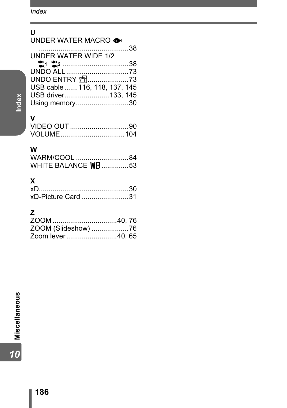 Olympus SP-700 User Manual | Page 186 / 187