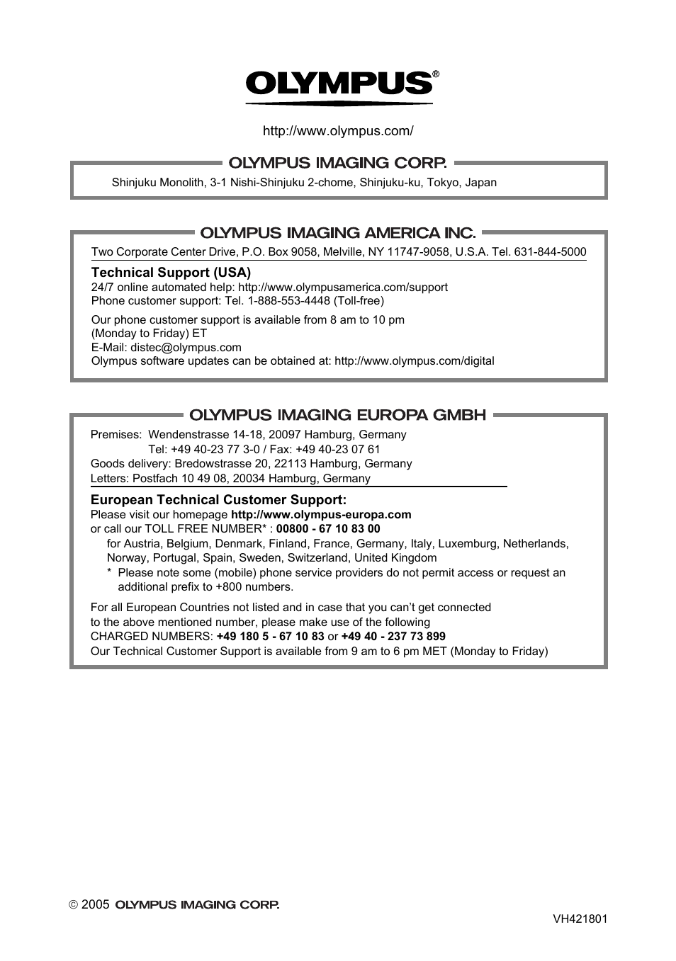 Olympus SP-700 User Manual | Page 187 / 187