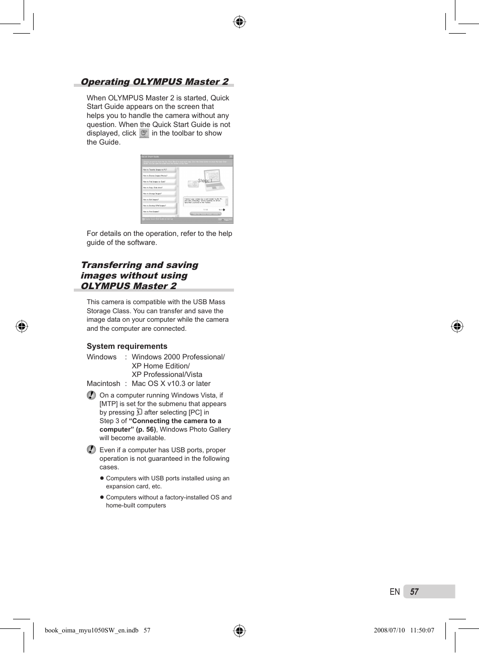 57 en operating olympus master 2 | Olympus Stylus 1050 SW User Manual | Page 57 / 86