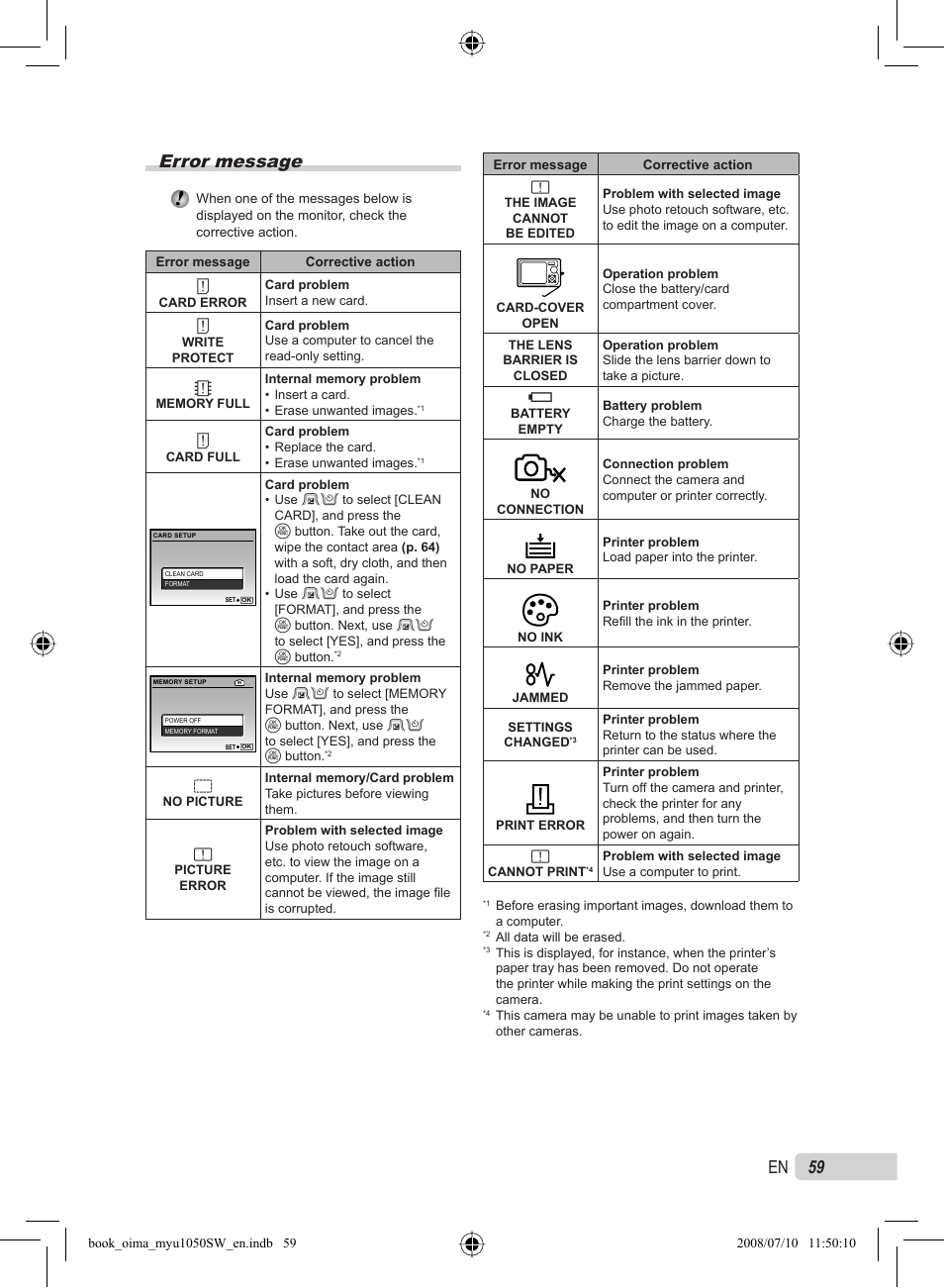 59 en error message | Olympus Stylus 1050 SW User Manual | Page 59 / 86