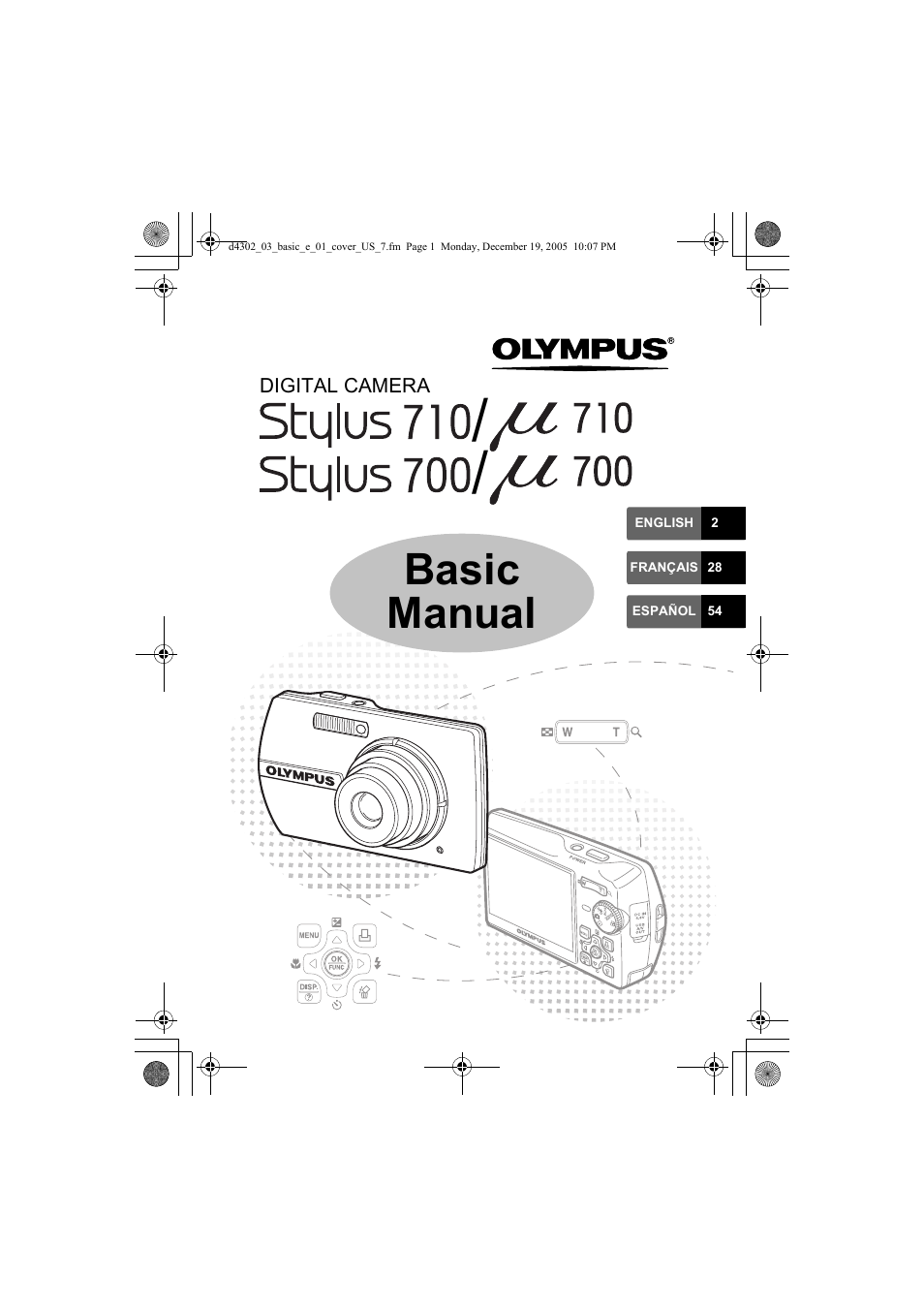 Olympus STYLUS 700 User Manual | 84 pages