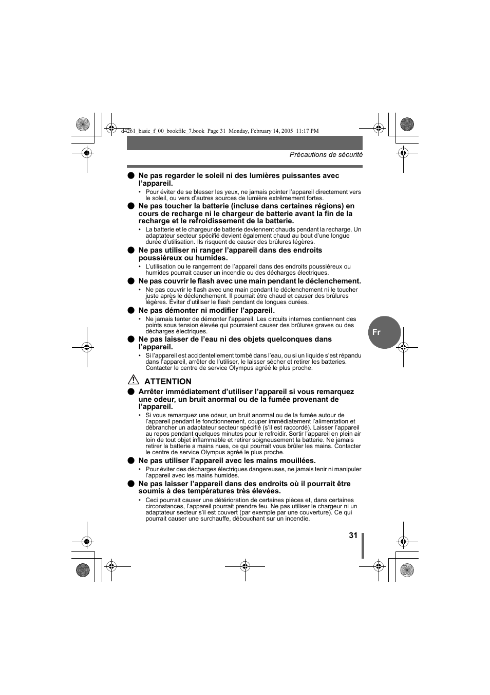 Olympus D-630 Zoom User Manual | Page 31 / 100