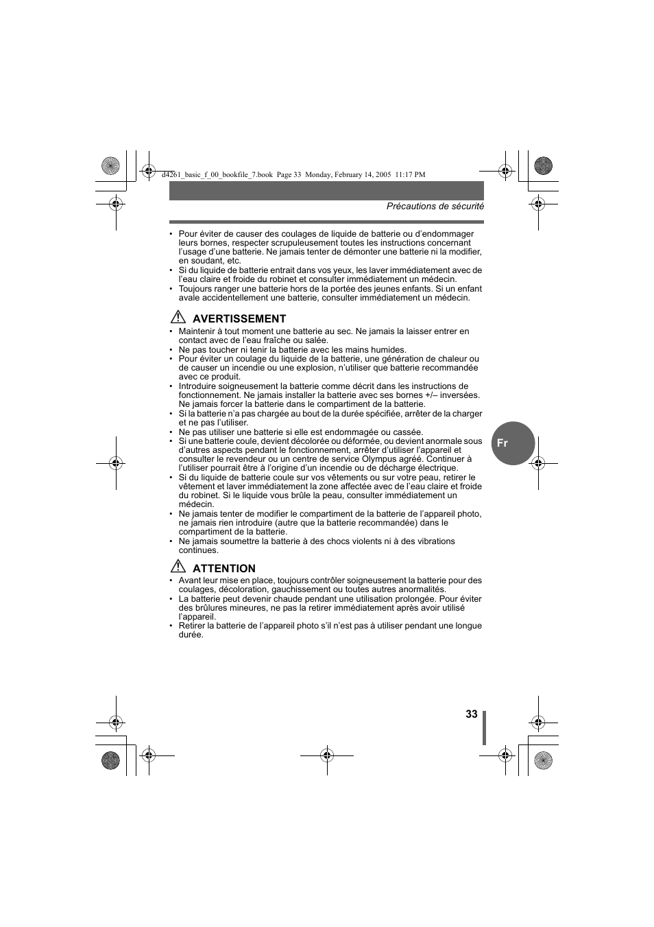 Olympus D-630 Zoom User Manual | Page 33 / 100