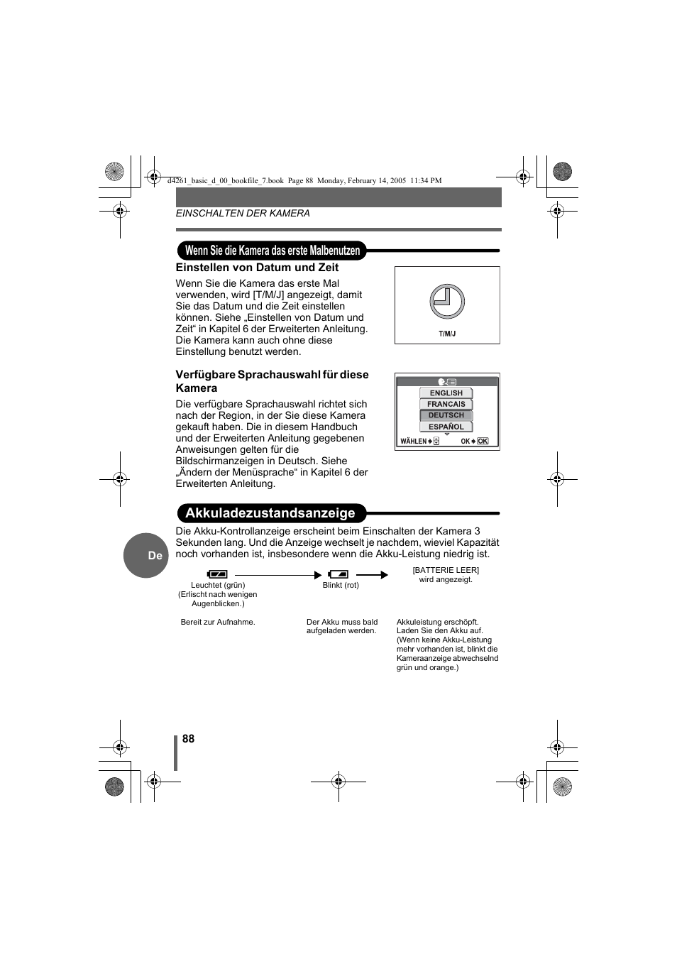 Olympus D-630 Zoom User Manual | Page 88 / 100