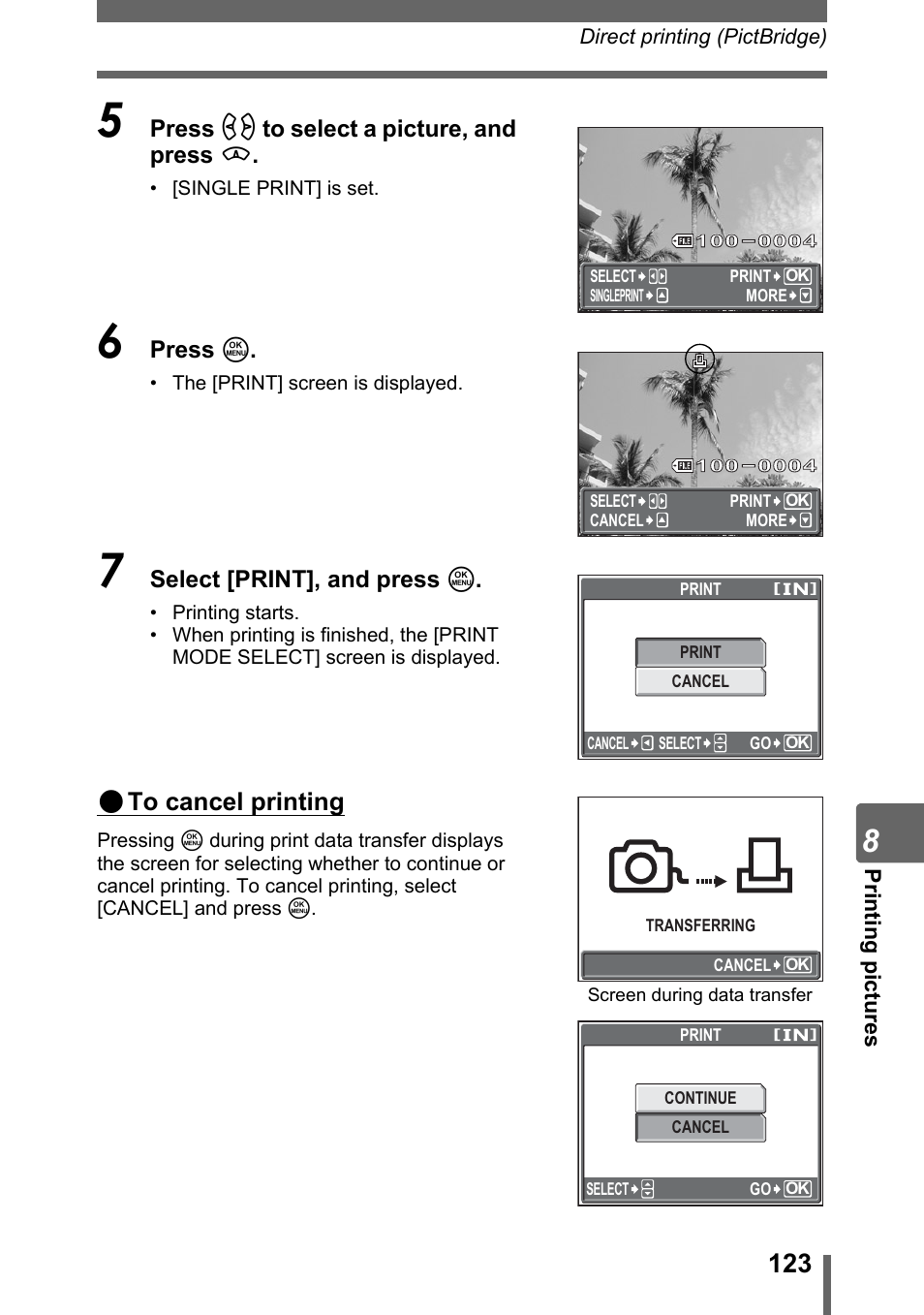 Olympus SP-500 UZ User Manual | Page 123 / 189