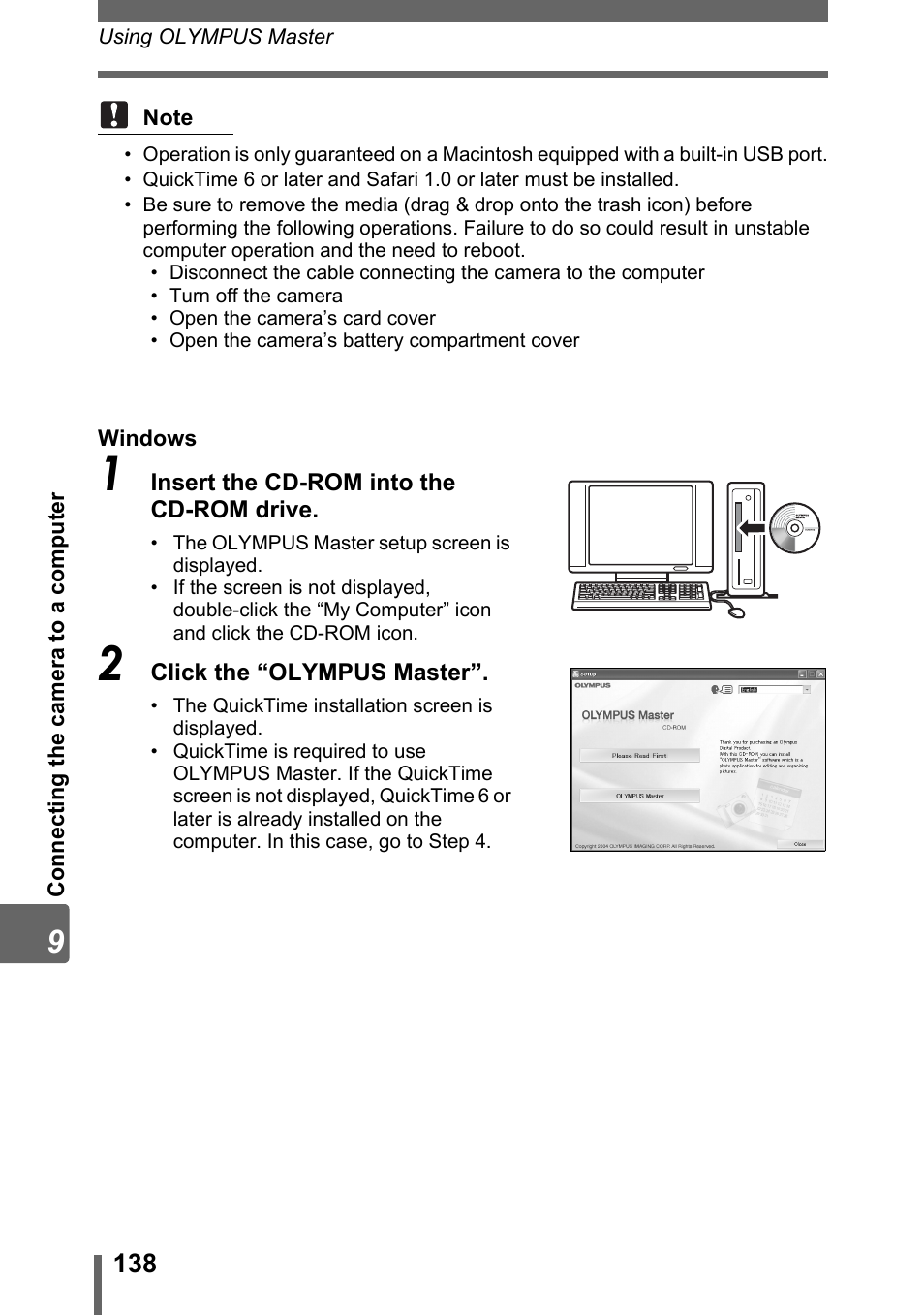 Olympus SP-500 UZ User Manual | Page 138 / 189