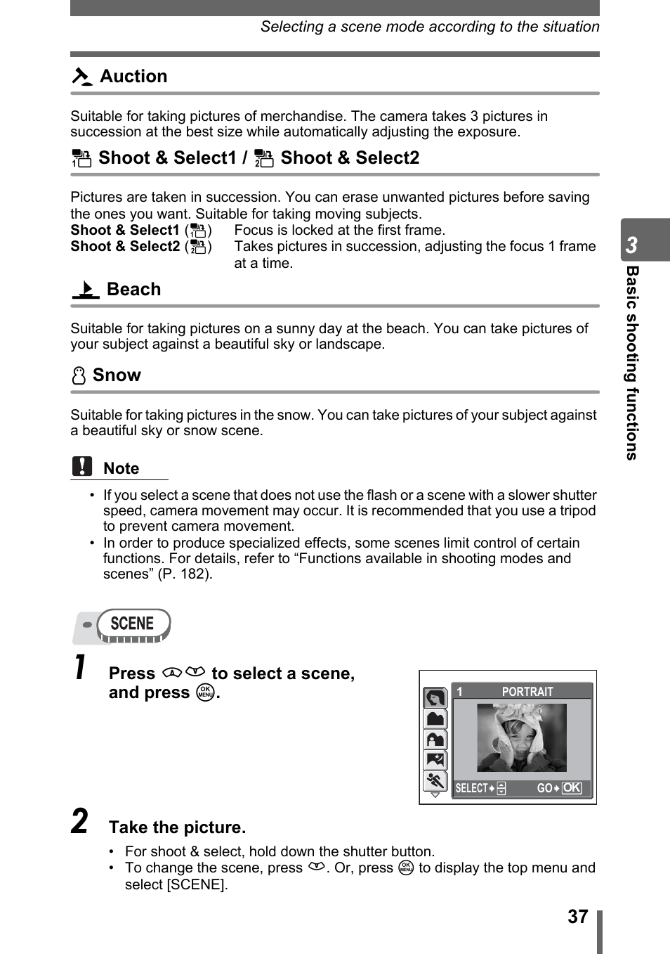 Olympus SP-500 UZ User Manual | Page 37 / 189