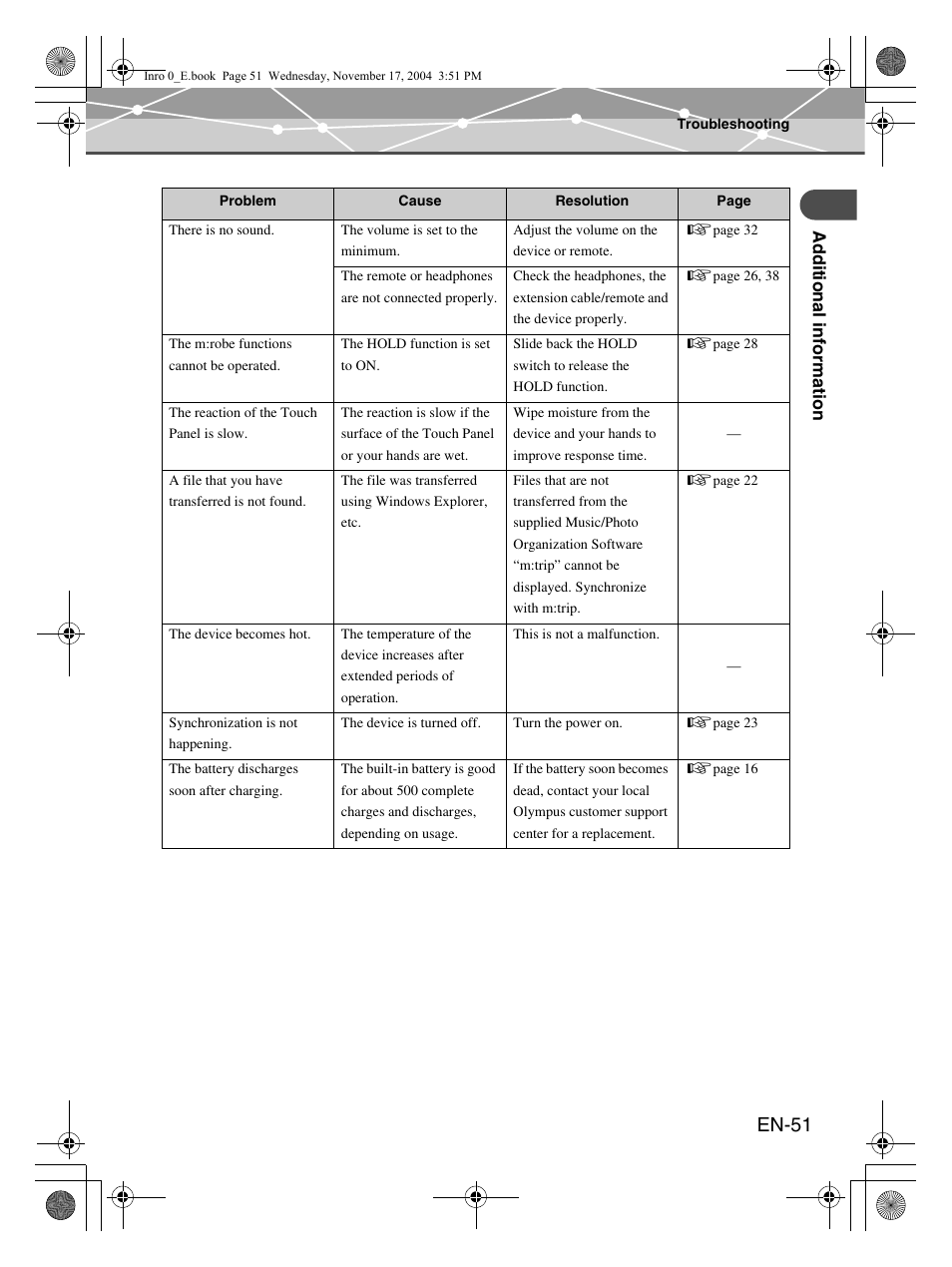 En-51 | Olympus mrobe 100 User Manual | Page 51 / 180