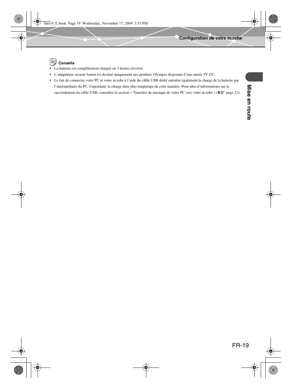 Fr-19 | Olympus mrobe 100 User Manual | Page 77 / 180