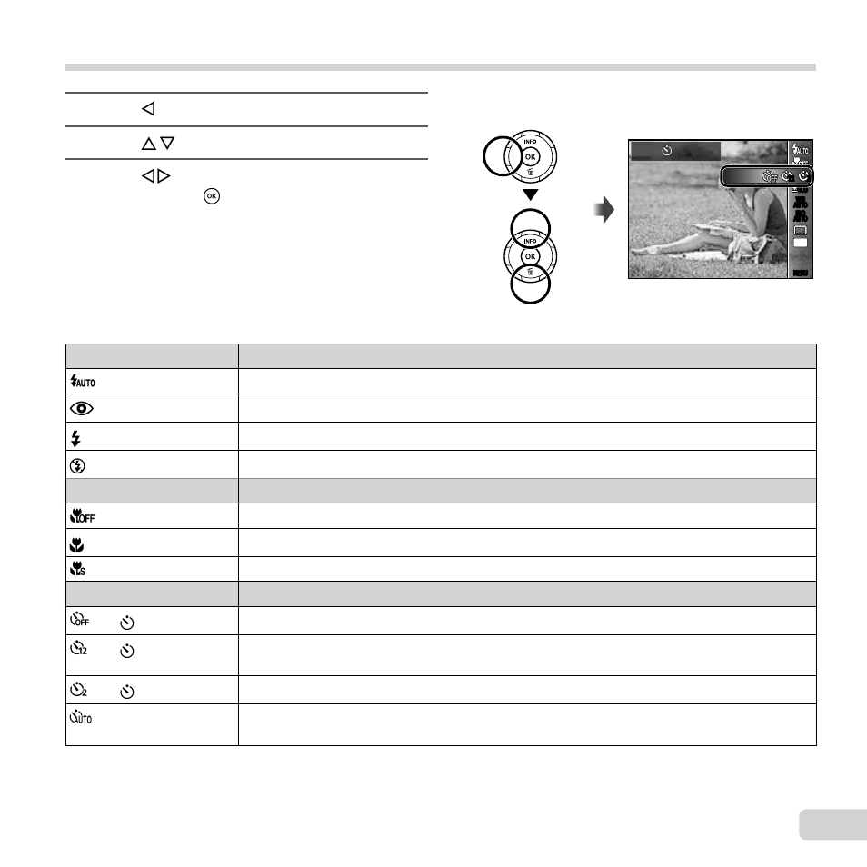 23 en, Using the function menu | Olympus SP-820UZ iHS User Manual | Page 23 / 76
