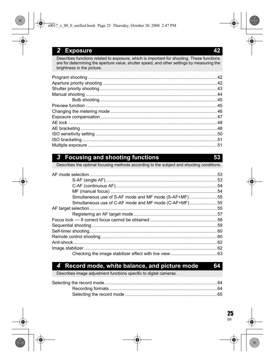 Olympus E-30 User Manual | Page 25 / 156