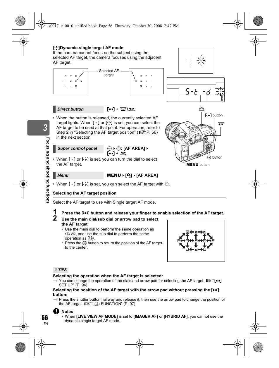 Olympus E-30 User Manual | Page 56 / 156