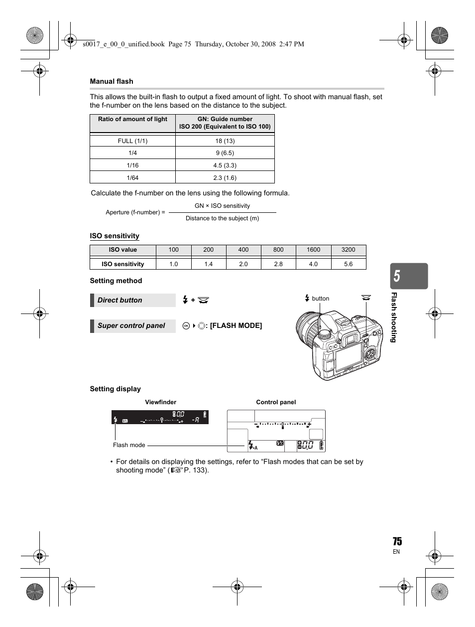 Olympus E-30 User Manual | Page 75 / 156