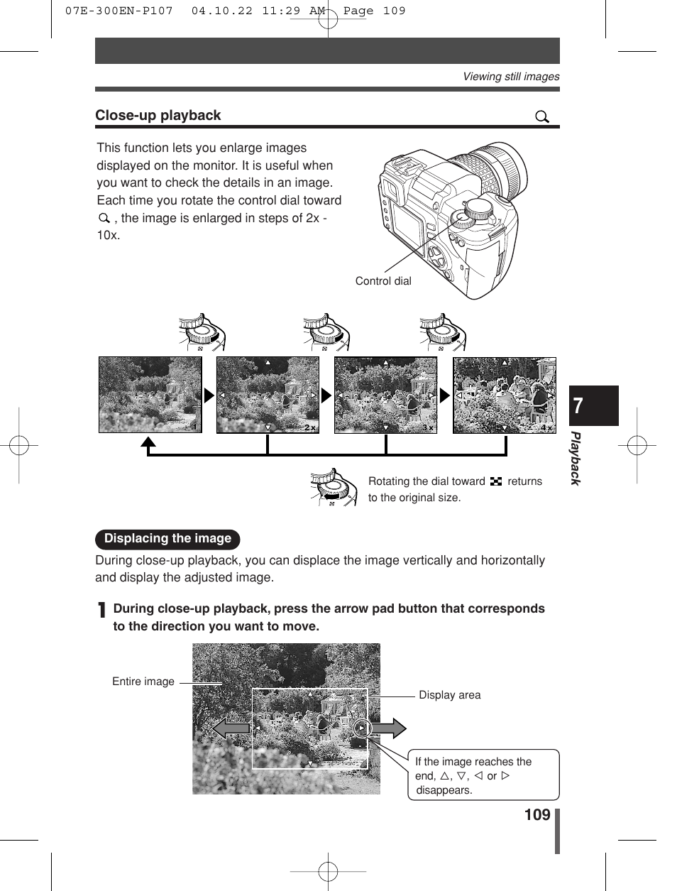 Olympus EVOLT E-300 User Manual | Page 109 / 212