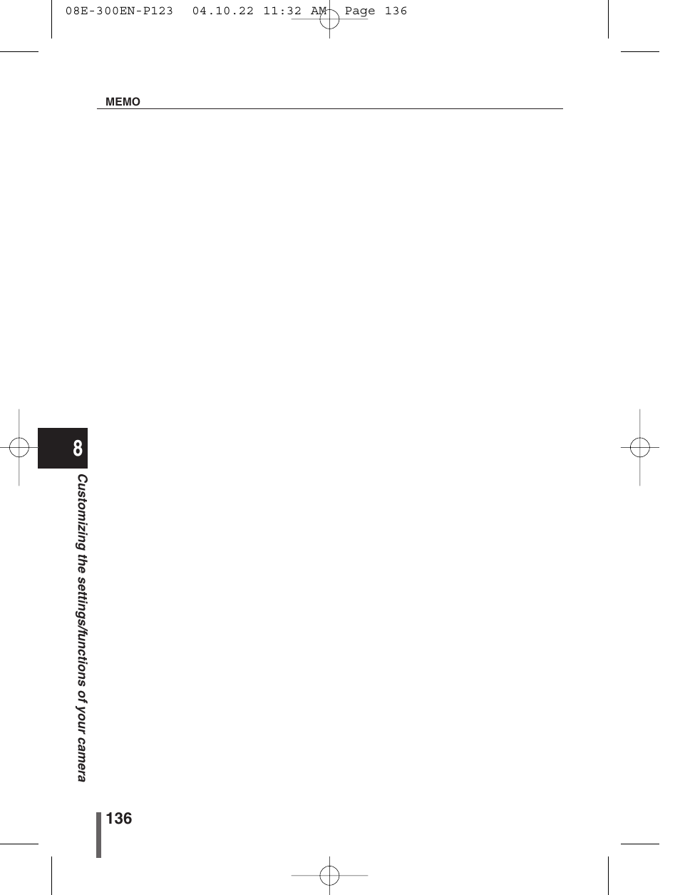 Olympus EVOLT E-300 User Manual | Page 136 / 212
