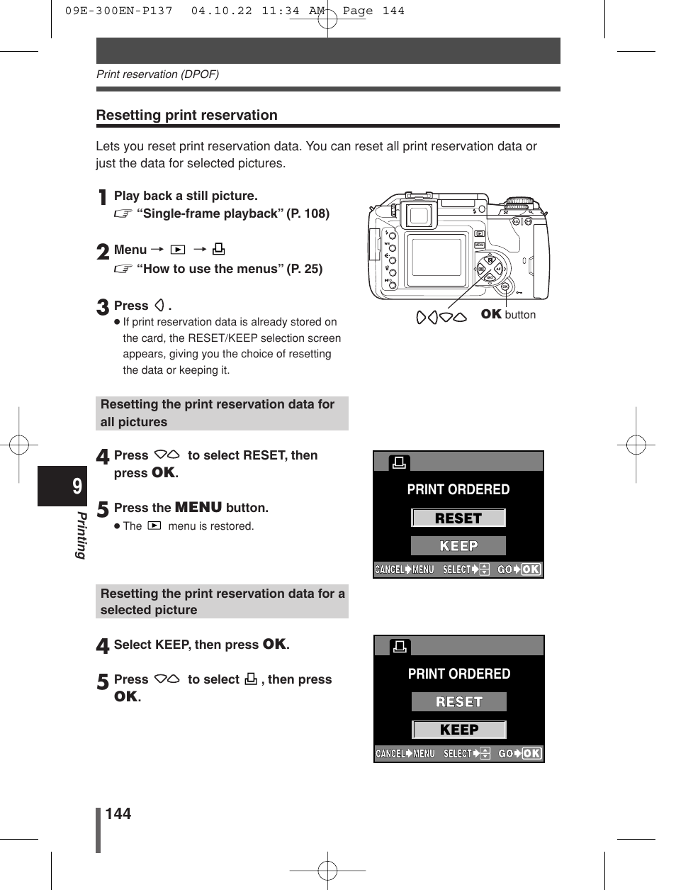 Olympus EVOLT E-300 User Manual | Page 144 / 212