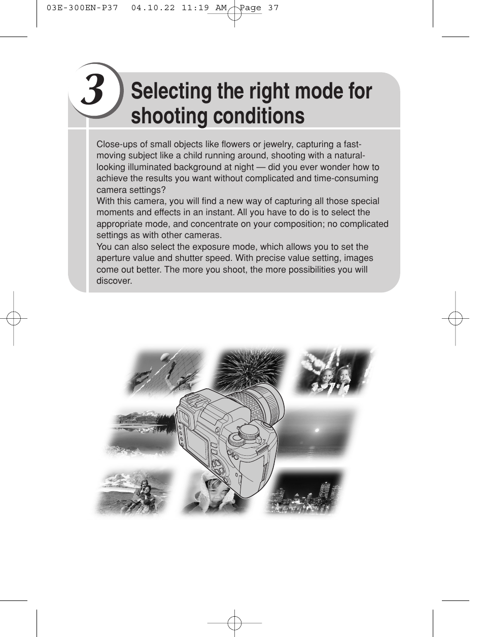Olympus EVOLT E-300 User Manual | Page 37 / 212