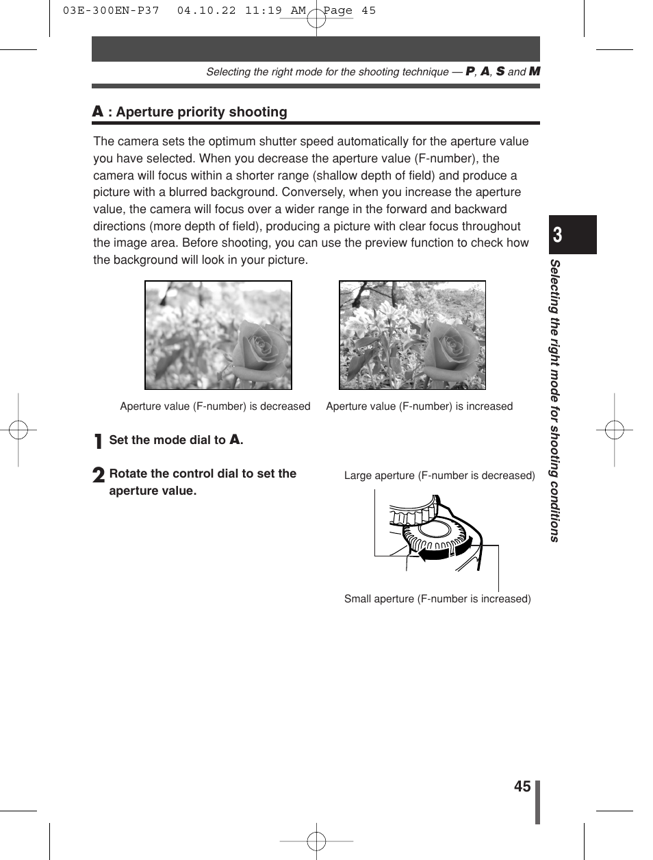 Olympus EVOLT E-300 User Manual | Page 45 / 212