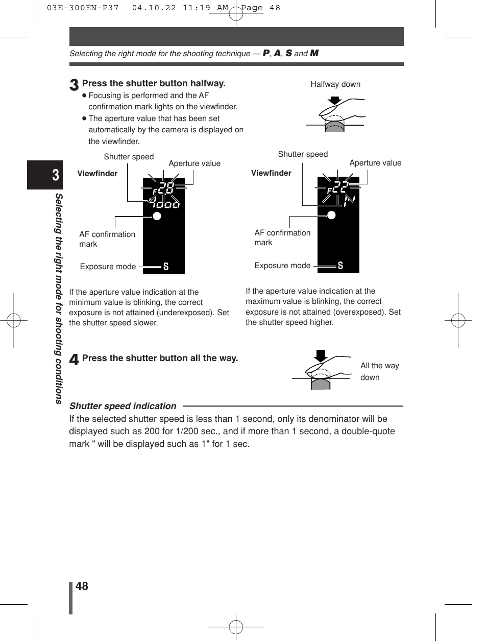Olympus EVOLT E-300 User Manual | Page 48 / 212